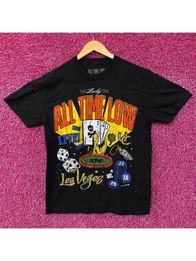 All Time Low " I Got Lucky & Saw ATL Live In Vegas" Festival T-Shirt Medium